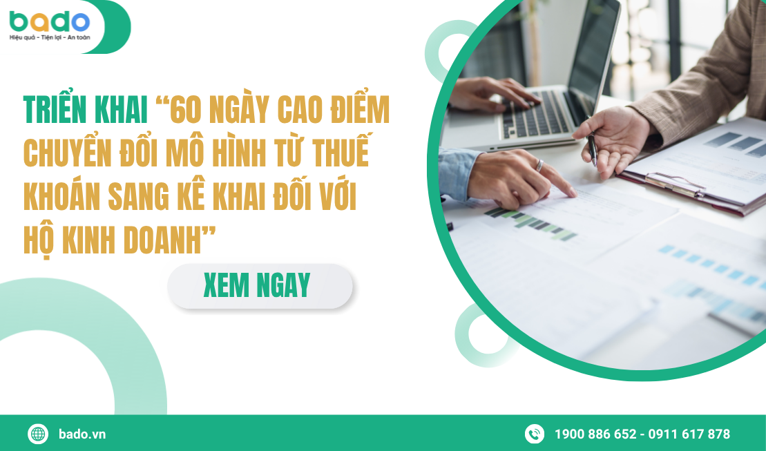 Triển khai "60 ngày cao điểm chuyển đổi mô hình từ thuế khoán sang kê khai cho hộ kinh doanh"